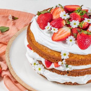 Strawberry Cream Cake